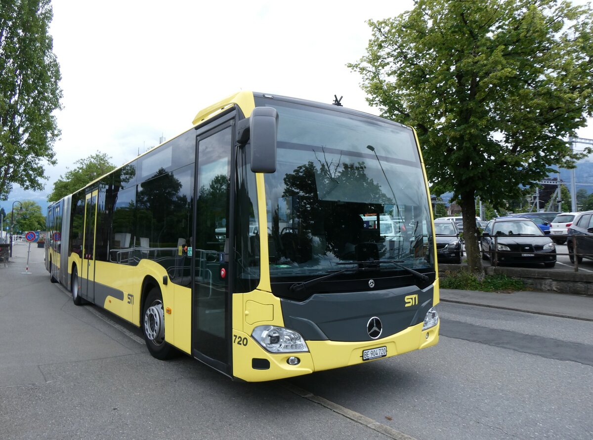 (276'288) - STI Thun - Nr. 720/BE 904'720 - Mercedes am 5. Juni 2025 bei der Schiffl�ndte Thun