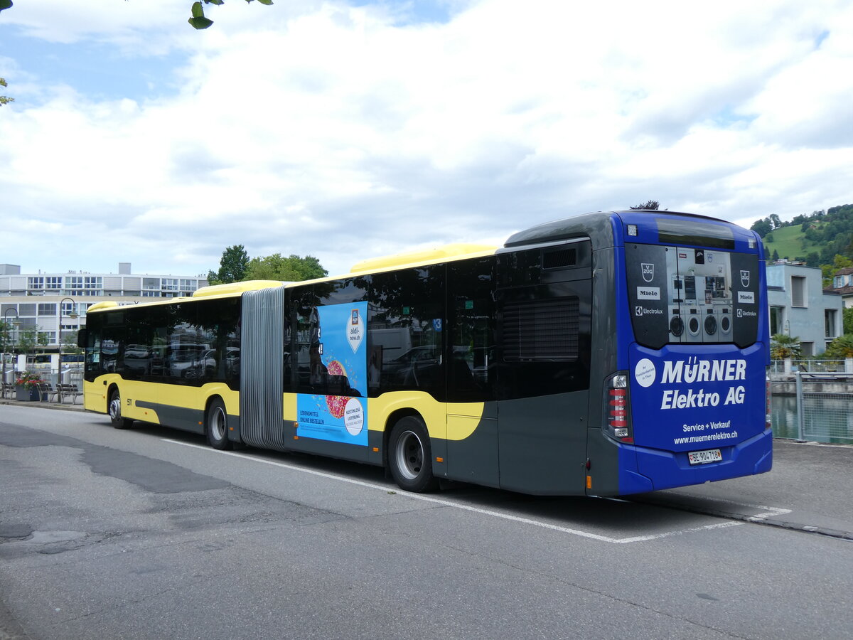 (276'332) - STI Thun - Nr. 718/BE 904'718 - Mercedes am 6. Juni 2025 bei der Schiffl�ndte Thun