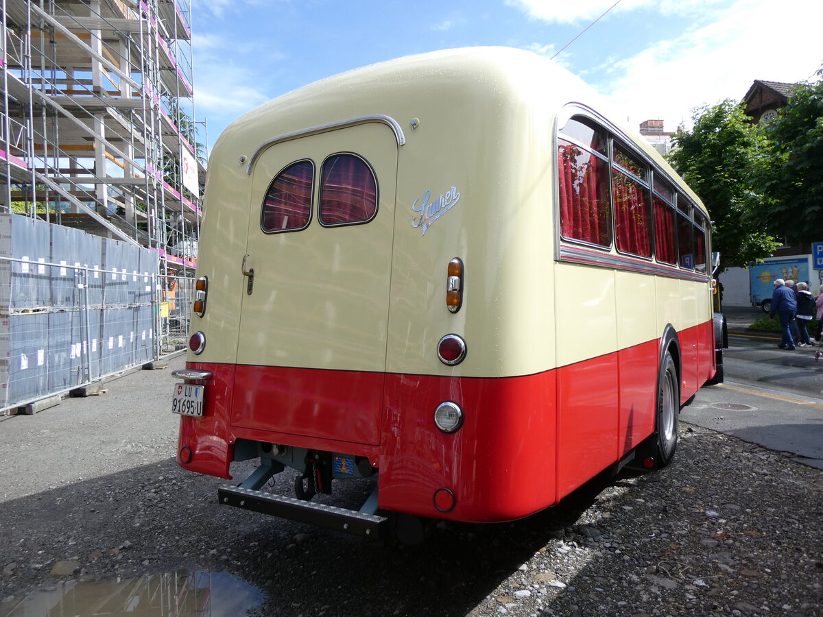 (276'391) - Imfeld, Sachseln - OW 91'695 U - Saurer/T�scher (ex L�tscher, Neuheim) am 7. Juni 2025 in Sarnen, OiO
