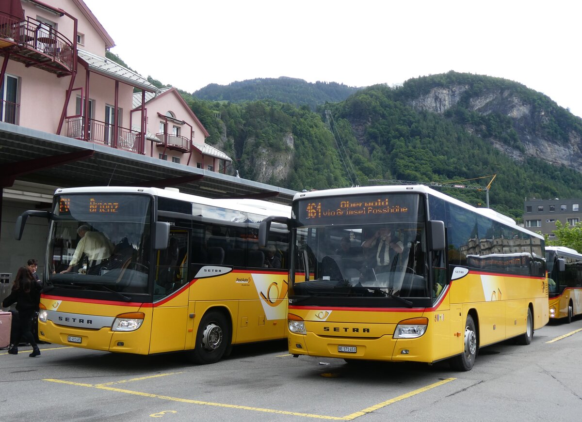 (276'471) - PostAuto Bern - Nr. 73/BE 171'453/PID 5624 - Setra (ex AVG Meiringen Nr. 73) am 7. Juni 2025 in Meiringen, Postautostation