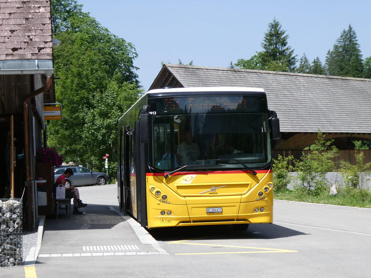 (276'586) - ASK Schangnau - Nr. 2/BE 396'677/PID 10'913 - Volvo am 13. Juni 2025 in Schangnau, Kemmeriboden