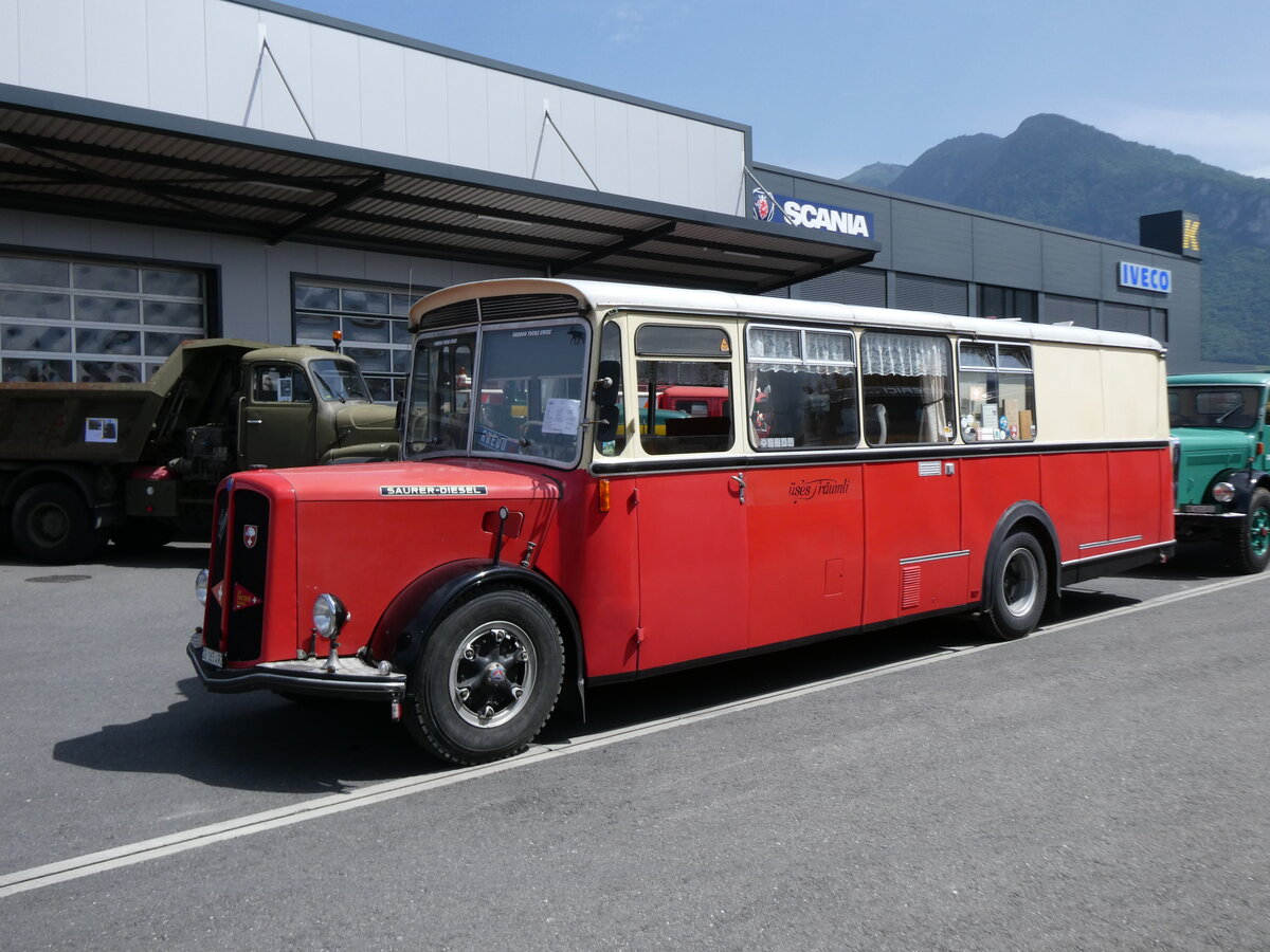 (276'689) - Hert, Messen - SO 165'492 - Saurer/Hess (ex Frey, Messen; ex Steiner, Messen) am
14. Juni 2025 in Aigle, Kolly SA