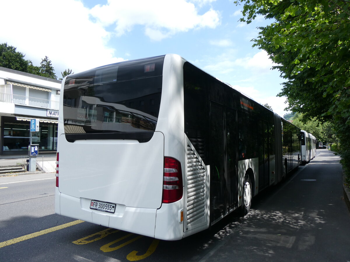 (276'783) - Intertours, Domdidier - Nr. 555/FR 300'555 - Mercedes (ex Nr. 412; ex TPL Lugano Nr. 412) am 16. Juni 2025 in Thun, Klosestrasse
