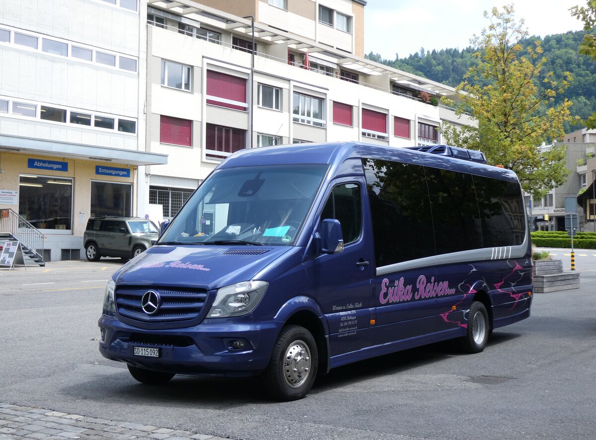 (276'793) - Erika-Reisen, Meltingen - SO 115'092 - Mercedes am 16. Juni 2025 in Thun, Berntorplatz