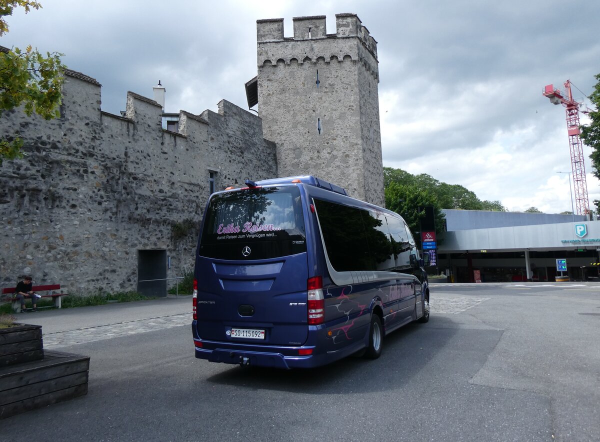 (276'794) - Erika-Reisen, Meltingen - SO 115'092 - Mercedes am 16. Juni 2025 in Thun, Berntorplatz