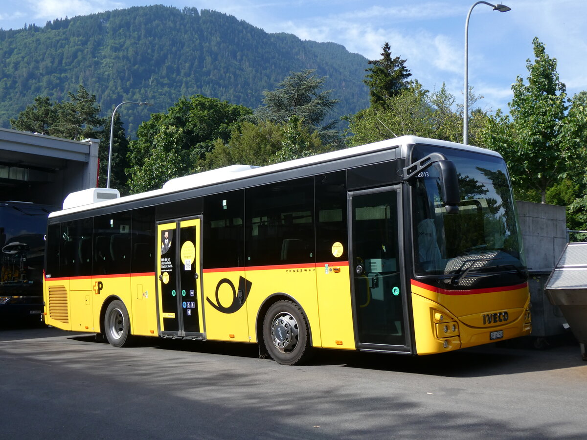 (276'880) - PostAuto Graub�nden - GR 167'949/PID 12'013 - Iveco (ex Nr. 7) am 18. Juni 2025 in Chur, Garage
