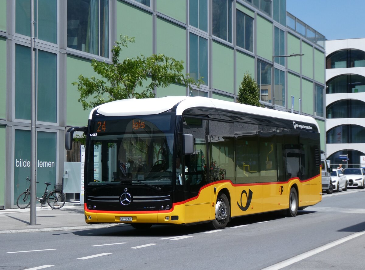 (276'916) - Gessinger, Bad Ragaz - GR 102'390/PID 12'083 - eMercedes am 18. Juni 2025 in Landquart, Bahnhofstrasse