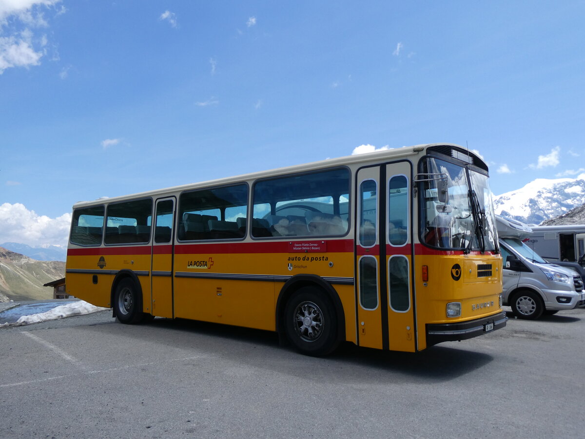 (277'028) - Aus der Schweiz: Gaudenz, Andeer - GR 1866 - Saurer/R&J (ex Mark, Andeer PID 2824; ex PostAuto Graub�nden; ex P 24'350) am 19. Juni 2025 auf dem Stilfserjoch