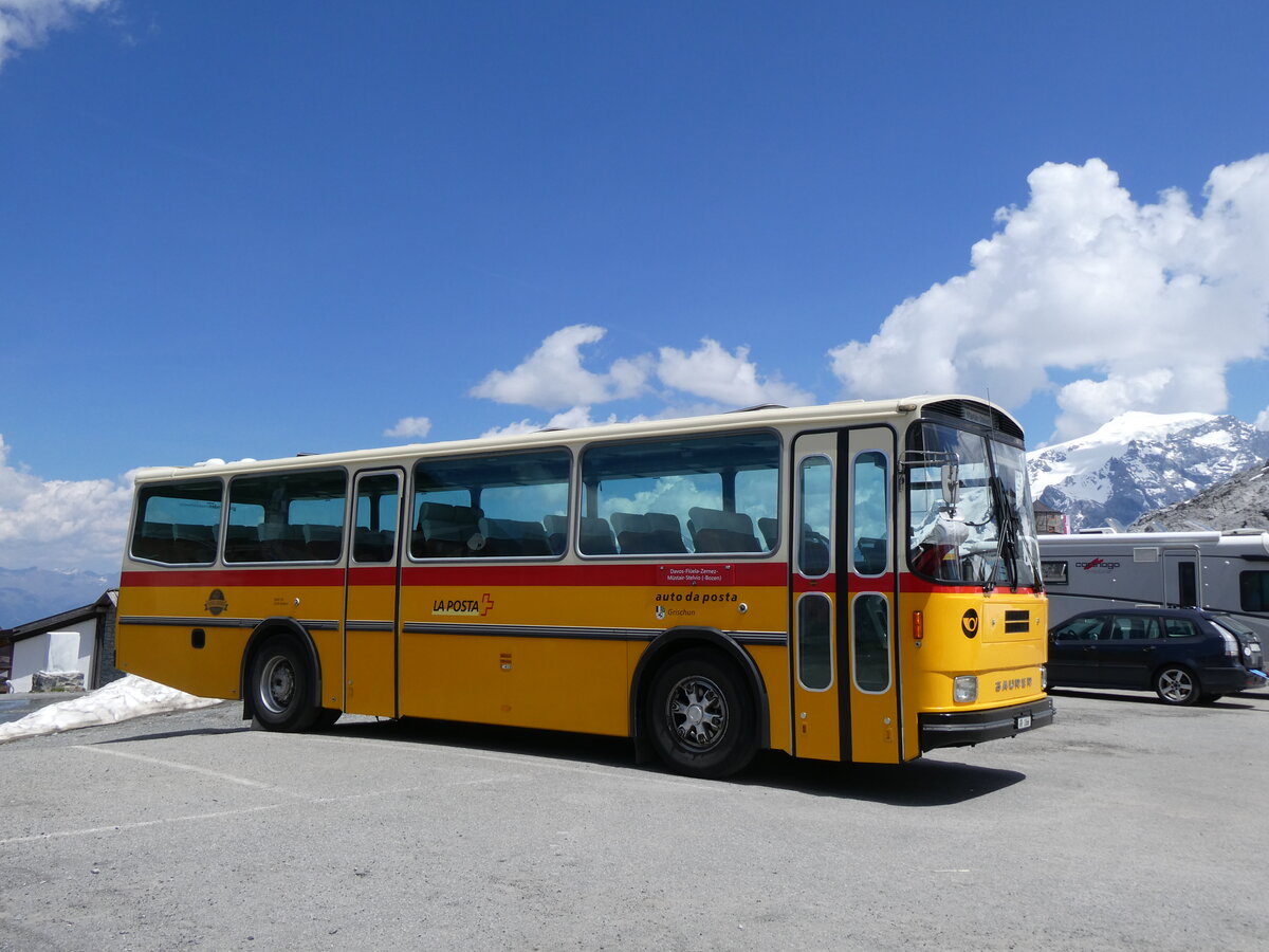 (277'042) - Aus der Schweiz: Gaudenz, Andeer - GR 1866 - Saurer/R&J (ex Mark, Andeer PID 2824; ex PostAuto Graub�nden; ex P 24'350) am 19. Juni 2025 auf dem Stilfserjoch