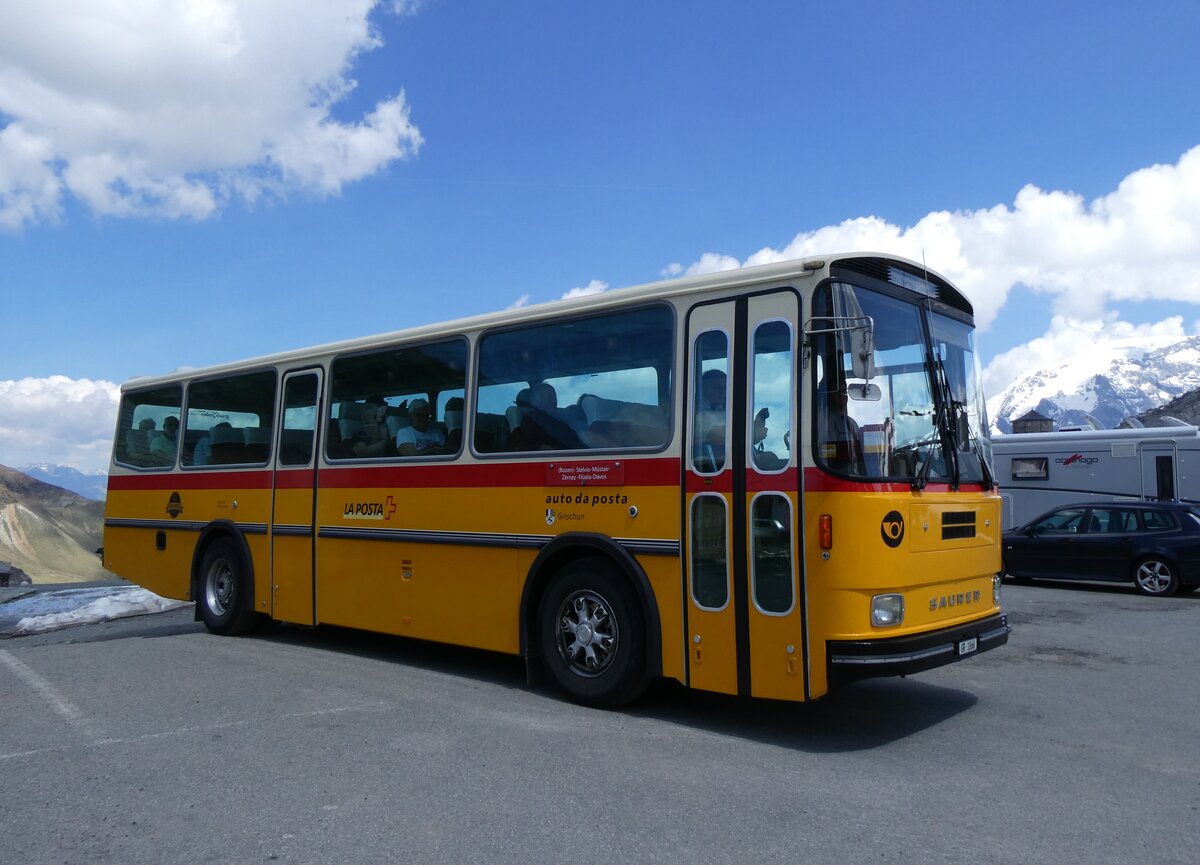 (277'052) - Aus der Schweiz: Gaudenz, Andeer - GR 1866 - Saurer/R&J (ex Mark, Andeer PID 2824; ex PostAuto Graub�nden; ex P 24'350) am 19. Juni 2025 auf dem Stilfserjoch