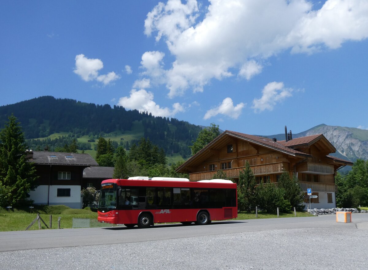 (277'181) - AFA Adelboden - Nr. 59/BE 645'415 - Scania/Hess am 21. Juni 2025 in Lenk, Metschbahnen