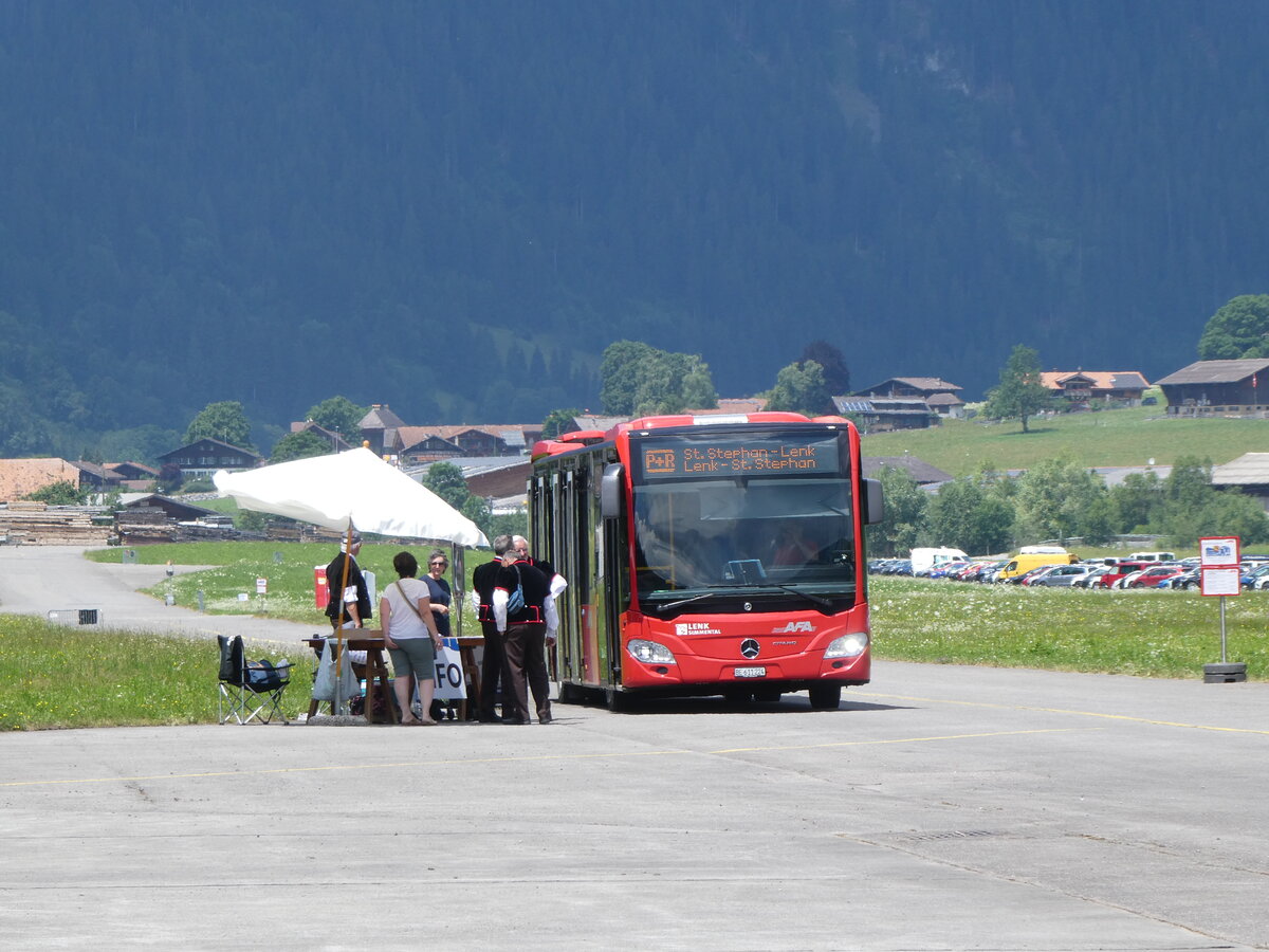 (277'189) - AFA Adelboden - Nr. 58/BE 611'224 - Mercedes am 21. Juni 2025 in St. Stephan, Flugplatz