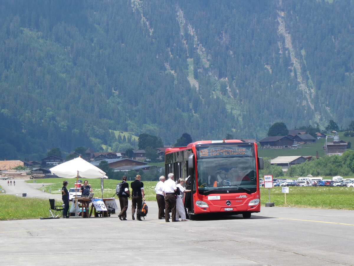 (277'193) - AFA Adelboden - Nr. 93/BE 26'705 - Mercedes am 21. Juni 2025 in St. Stephan, Flugplatz