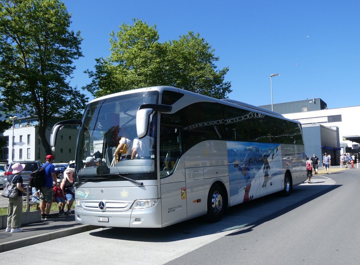 (277'292) - Feuz, Innertkirchen - BE 40'934 - Mercedes am 28. Juni 2025 beim Bahnhof Interlaken Ost
