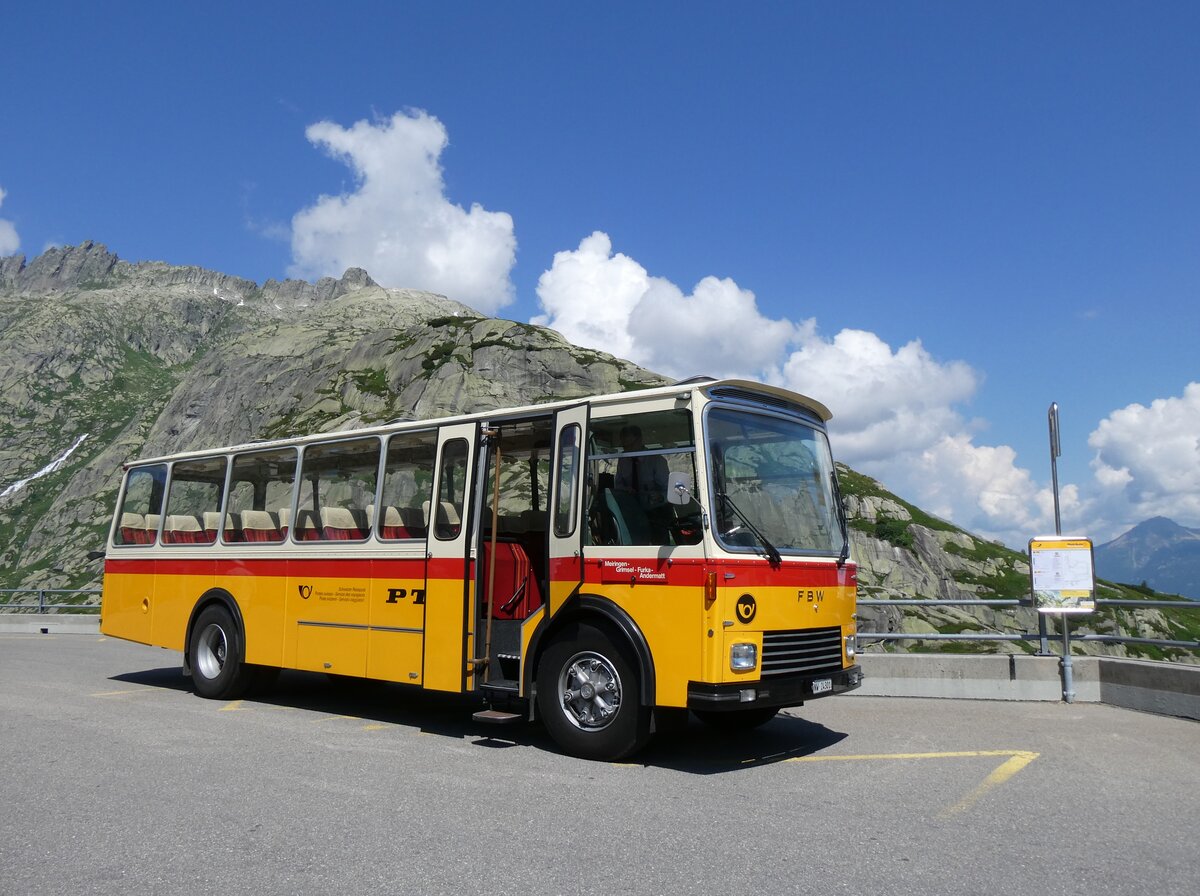 (277'406) - Lambach, Gommiswald - NW 24'301 - FBW/Eggli (ex Tanner+Lambach, Reigoldswil; ex Lambach, Rieden; ex Meier, Gr�t; ex AVG Grindelwald Nr. 13; ex P 24'182) am 1. Juli 2025 in Grimsel, Hospiz