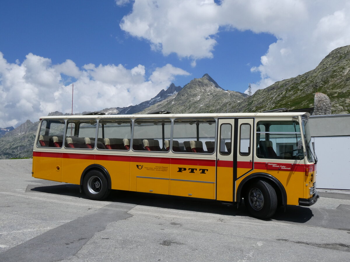 (277'437) - Lambach, Gommiswald - NW 24'301 - FBW/Eggli (ex Tanner+Lambach, Reigoldswil; ex Lambach, Rieden; ex Meier, Gr�t; ex AVG Grindelwald Nr. 13; ex P 24'182) am 1. Juli 2025 in Grimsel, Passh�he