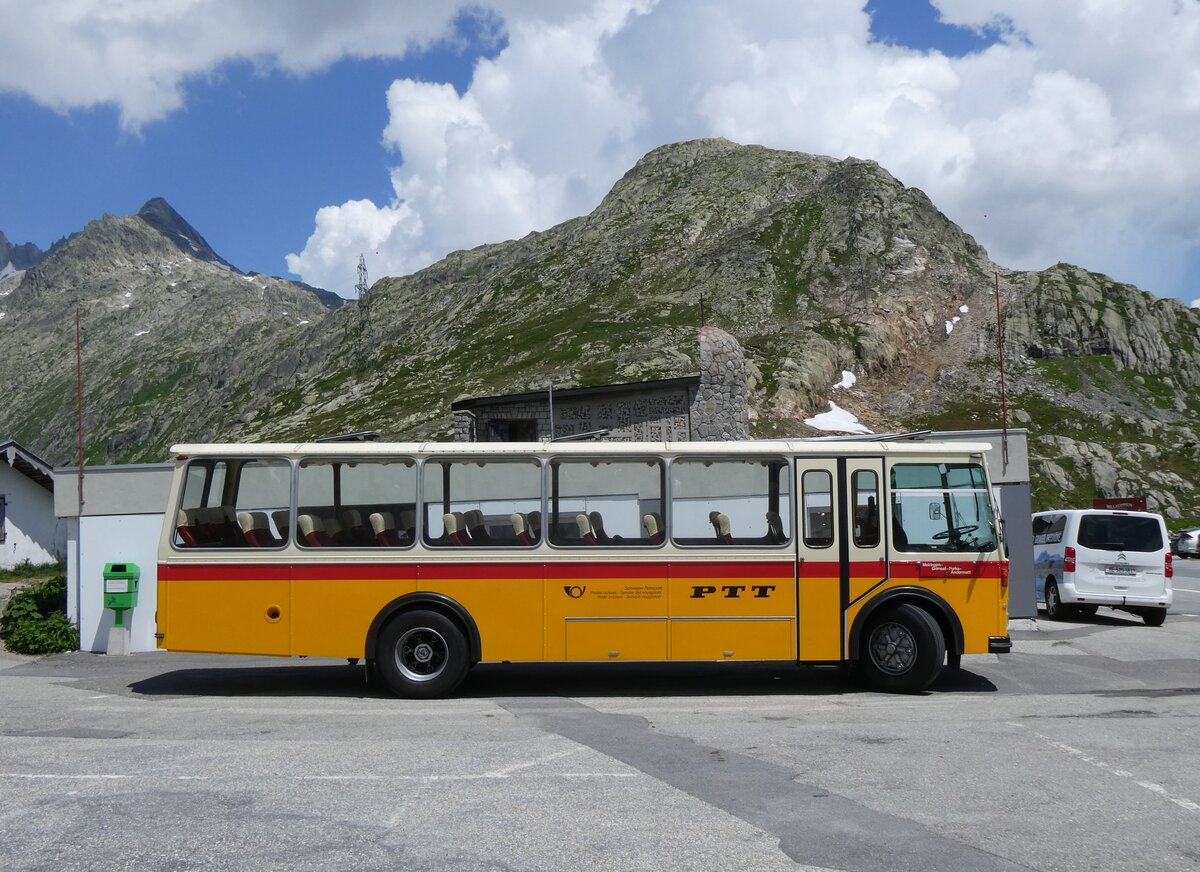 (277'441) - Lambach, Gommiswald - NW 24'301 - FBW/Eggli (ex Tanner+Lambach, Reigoldswil; ex Lambach, Rieden; ex Meier, Gr�t; ex AVG Grindelwald Nr. 13; ex P 24'182) am 1. Juli 2025 in Grimsel, Passh�he