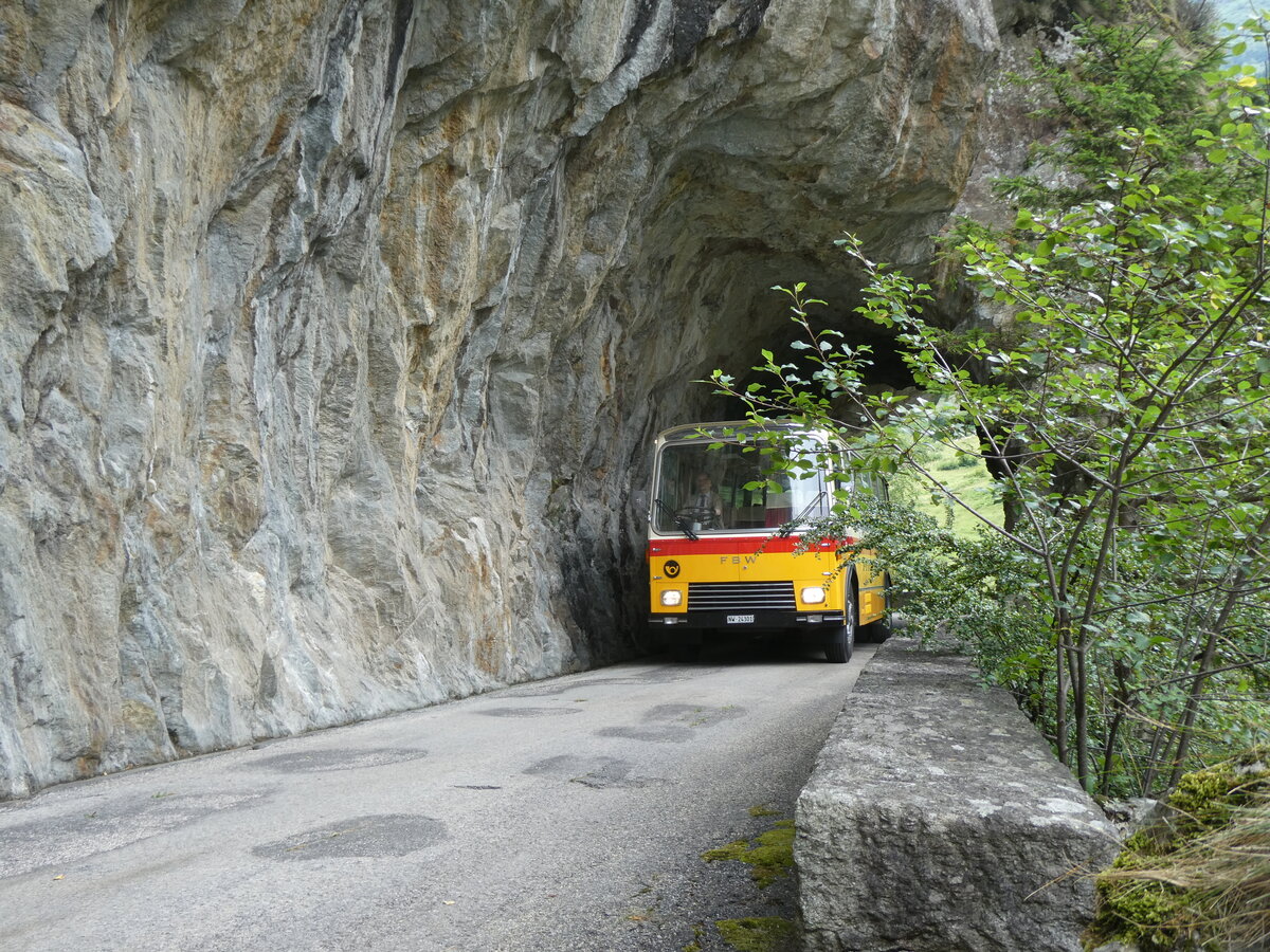 (277'464) - Lambach, Gommiswald - NW 24'301 - FBW/Eggli (ex Tanner+Lambach, Reigoldswil; ex Lambach, Rieden; ex Meier, Gr�t; ex AVG Grindelwald Nr. 13; ex P 24'182) am 1. Juli 2025 auf der alten Grimselstrasse