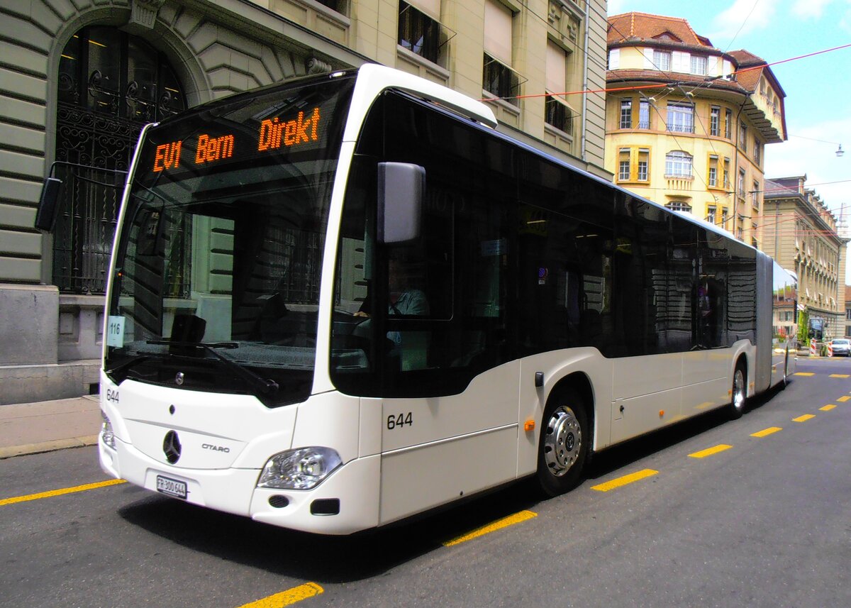 (277'540) - Intertours, Domdidier - Nr. 644/FR 300'644 - Mercedes am 4. Juli 2025 in Bern, Genfergasse
