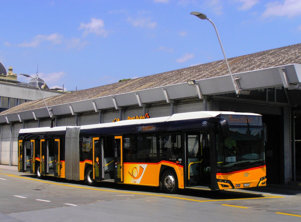 (277'546) - Steiner, Ortschwaben - Nr. 26/BE 79'379/PID 11'679 - Solaris am 4. Juli 2025 in Bern, Postautostation