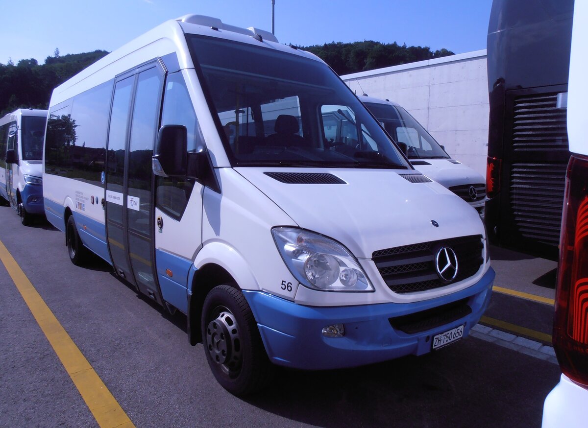 (277'560) - AZZK Zollikon - Nr. 56/ZH 750'656 - Mercedes am 5. Juli 2025 in Winterthur, Daimler Buses