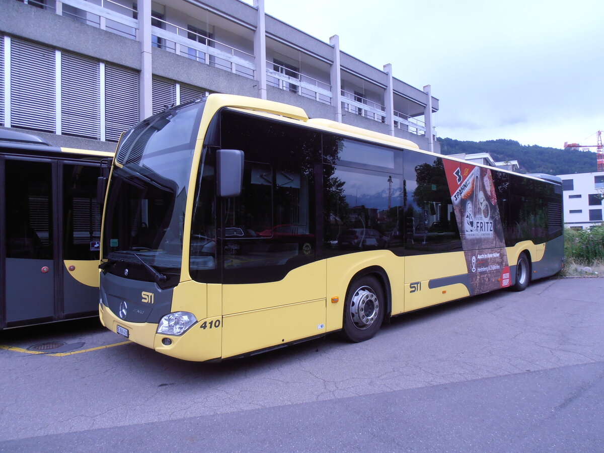 (277'662) - STI Thun - Nr. 410/BE 866'410 - Mercedes am 6. Juli 2025 in Thun, Garage