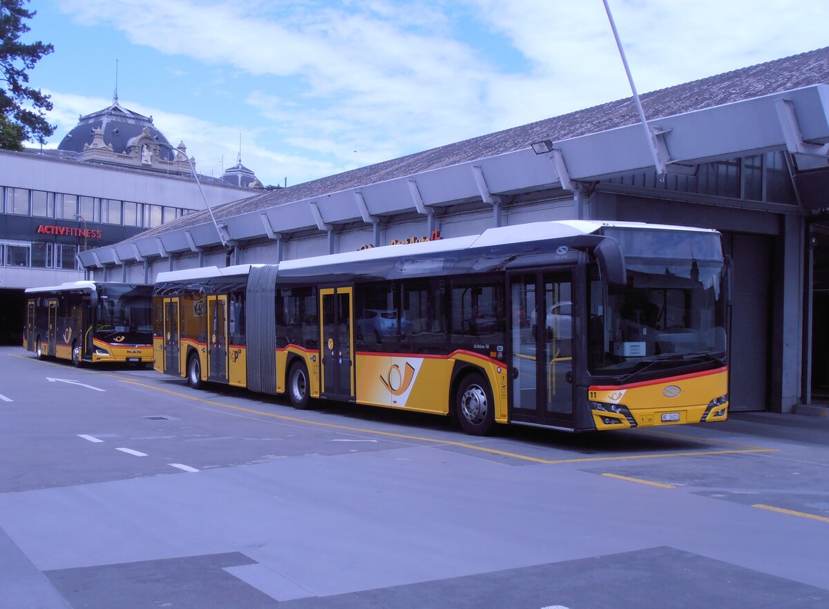 (277'675) - Steiner, Ortschwaben - Nr. 11/BE 26'023/PID 11'456 - Solaris am 7. Juli 2025 in Bern, Postautostation