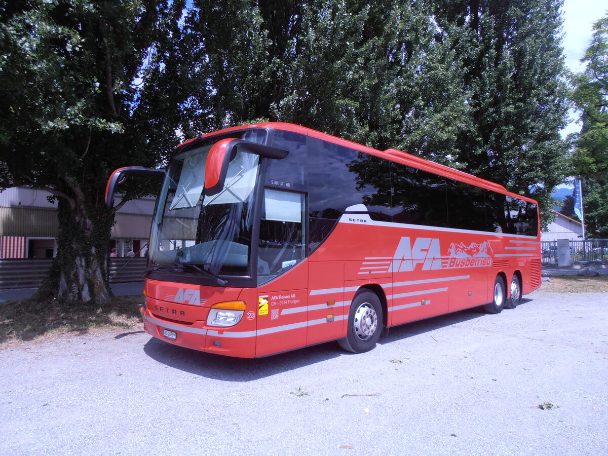 (277'679) - AFA Adelboden - Nr. 23/BE 26'709 - Setra (ex Blaguss, A-Wien Nr. 5402) am 7. Juli 2025 in Thun, Lachenwiese