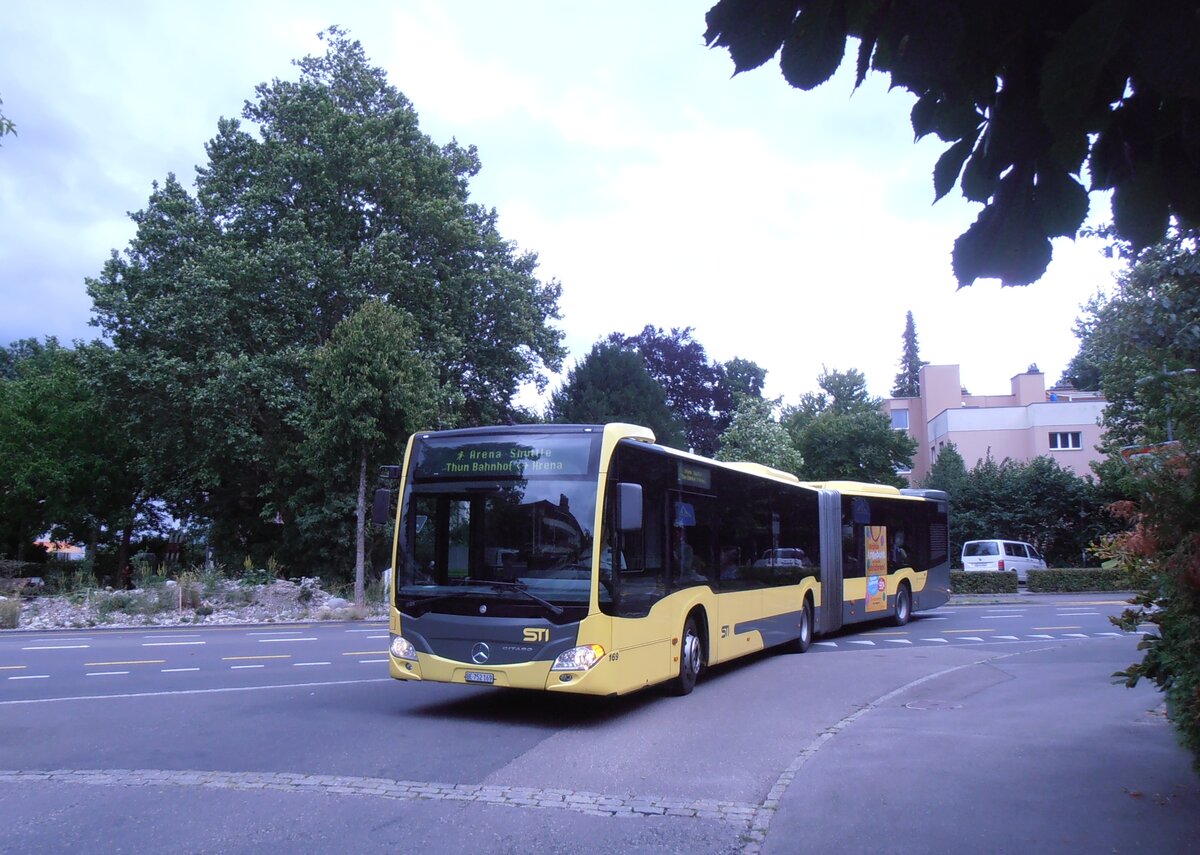(277'684) - STI Thun - Nr. 169/BE 752'169 - Mercedes am 7. Juli 2025 in Thun, Klosestrasse