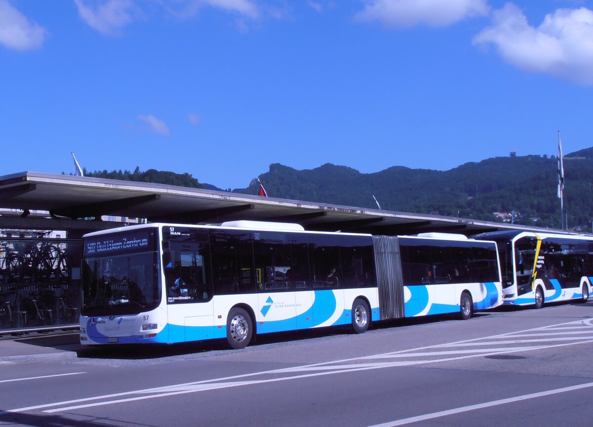 (277'732) - BOGG Wangen b.O. - Nr. 57/SO 181'982 - MAN (ex STI Thun Nr. 701) am 10. Juli 2025 beim Bahnhof Olten