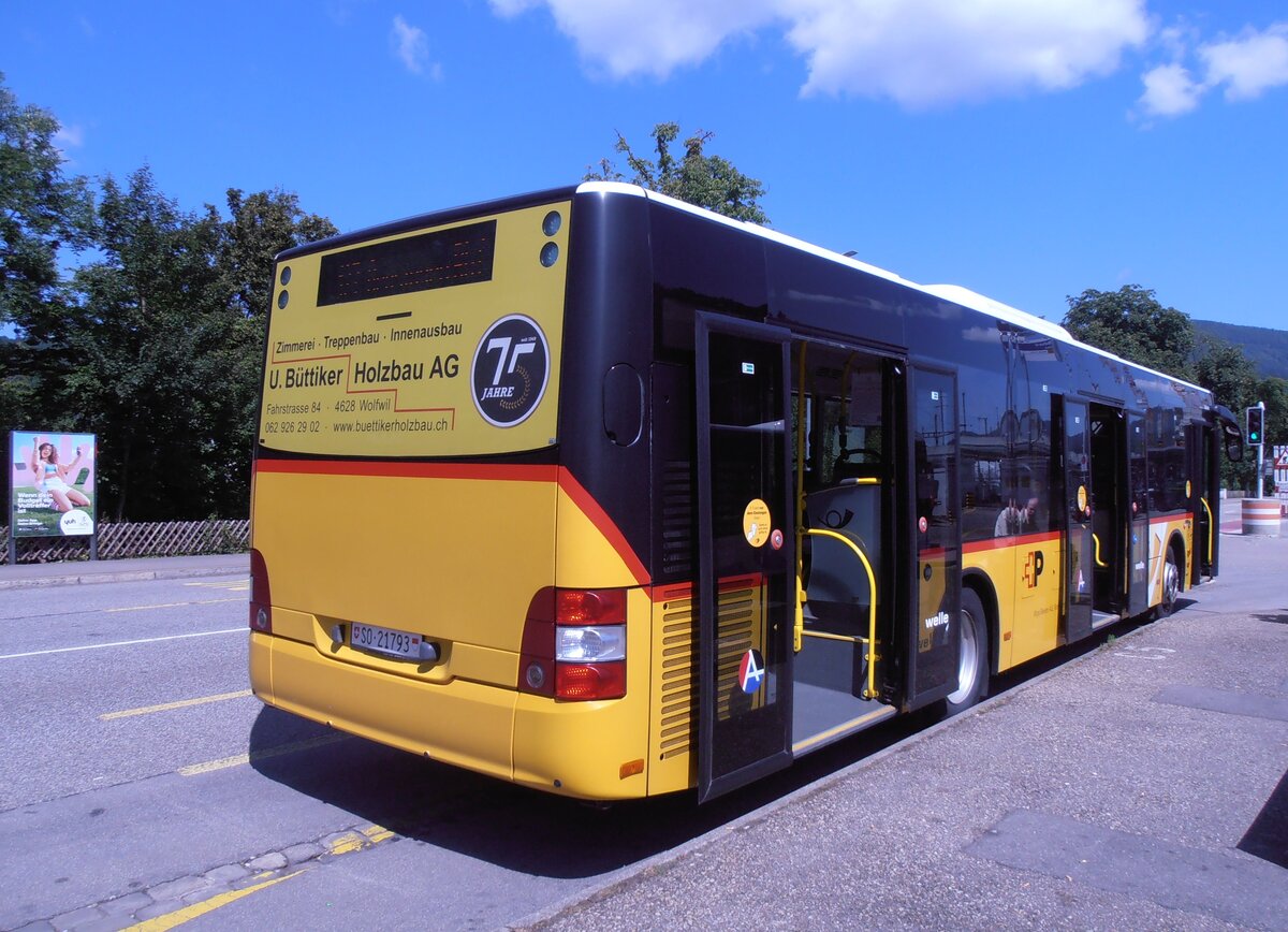 (277'756) - Wyss, Boningen - Nr. 65/SO 21'793/PID 10'546 - MAN am 10. Juli 2025 beim Bahnhof Olten