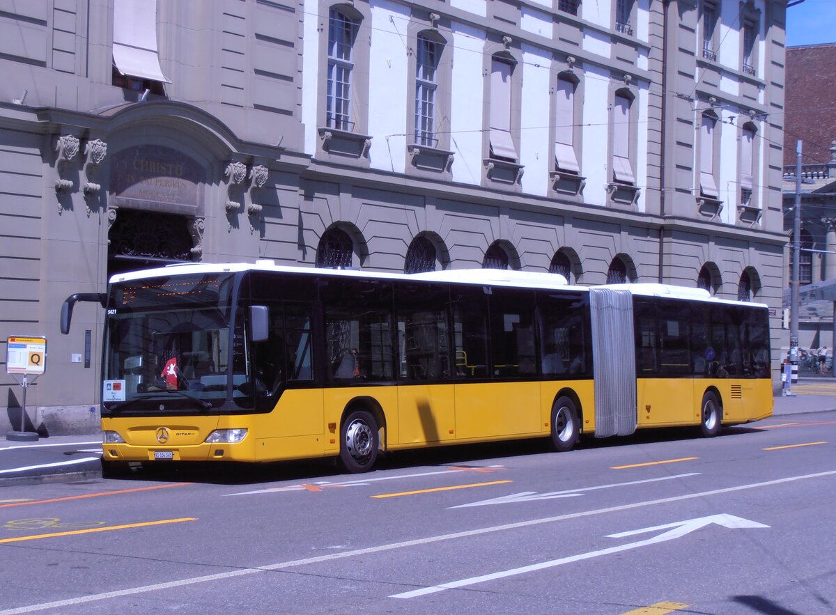 (277'814) - Buchard, Leytron - VS 104'345/PID 5421 - Mercedes am 12. Juli 2025 beim Bahnhof Bern