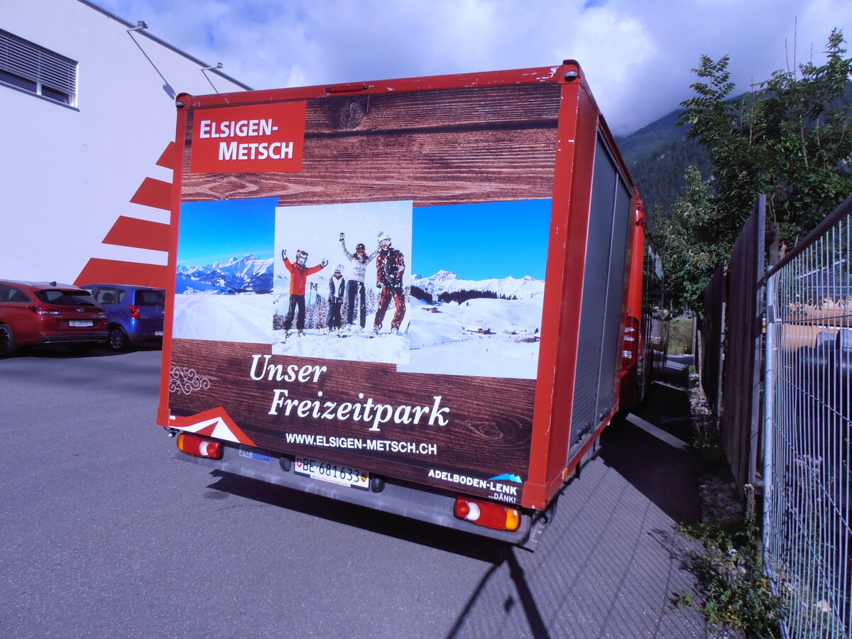 (277'980) - AFA Adelboden - Nr. 71/BE 681'633 - Niederhauser Gep�ckanh�nger am 23. Juli 2025 in Frutigen, Garage