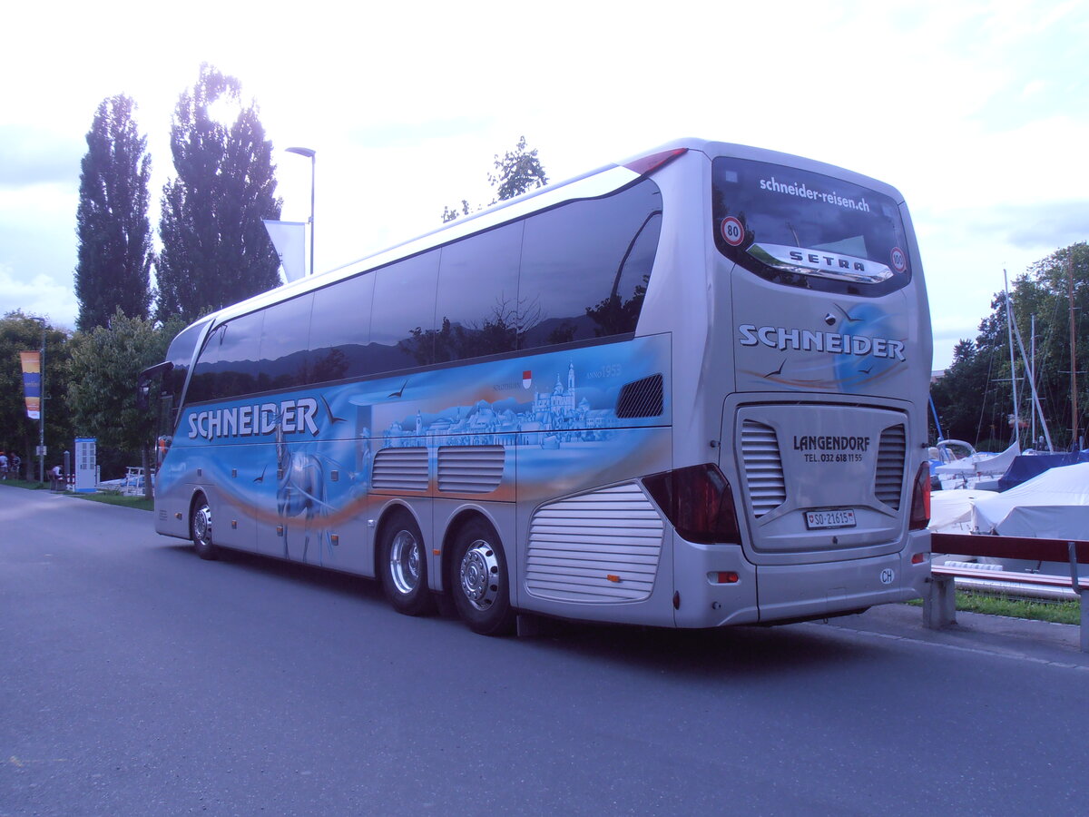 (277'989) - Schneider, Langendorf - SO 21'615 - Setra am 23. Juli 2025 in Thun, Strandbad