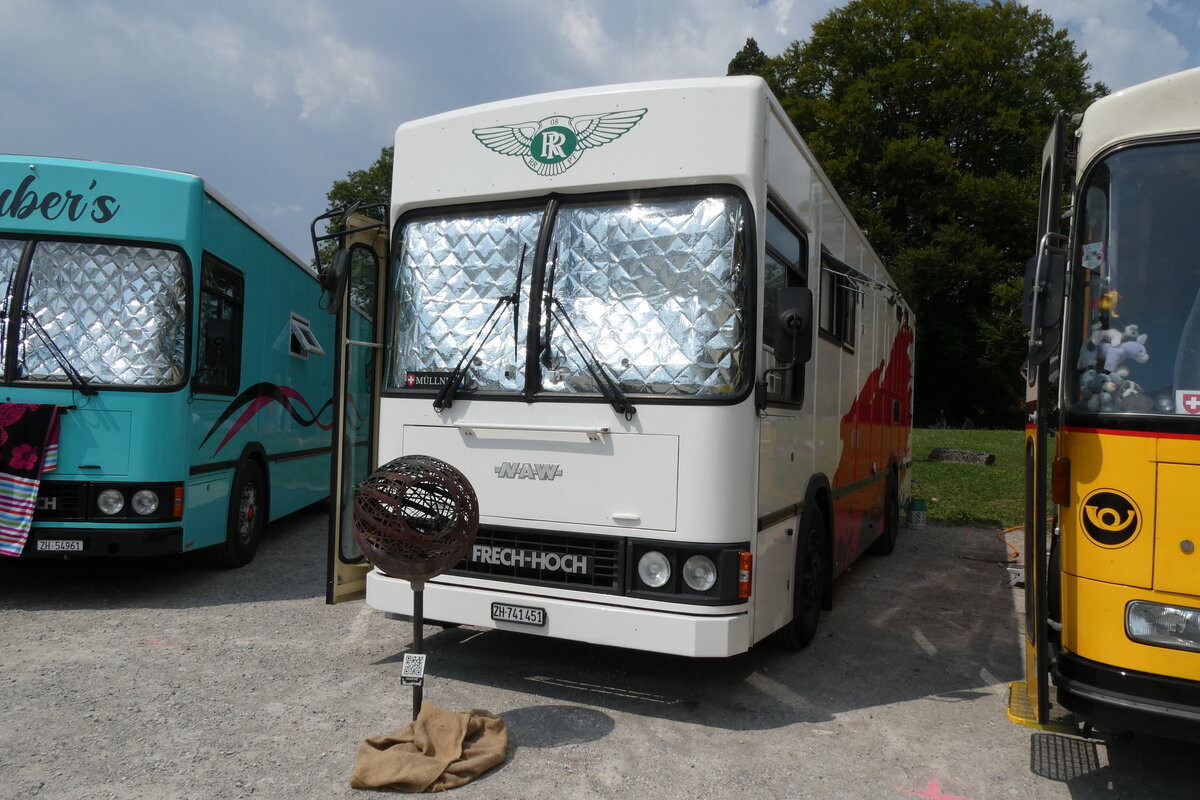 (278'029) - M�llner, Embrach - ZH 741'451 - NAW/FHS (ex Migros, Moosseedorf) am 16. August 2025 in Solothurn, Baseltor