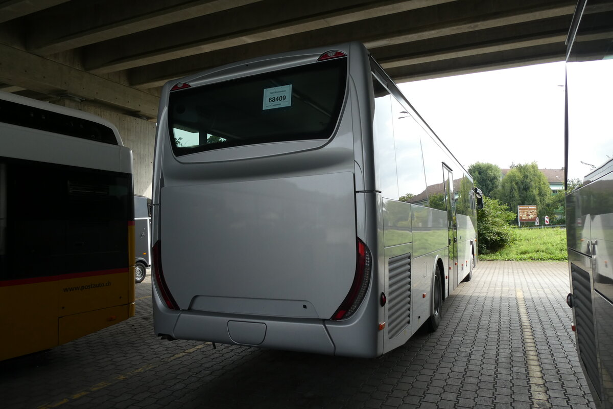 (278'130) - Taxi Romontois, Romont - (68'409) - Iveco am 27. Juli 2025 in Kerzers, Murtenstrasse