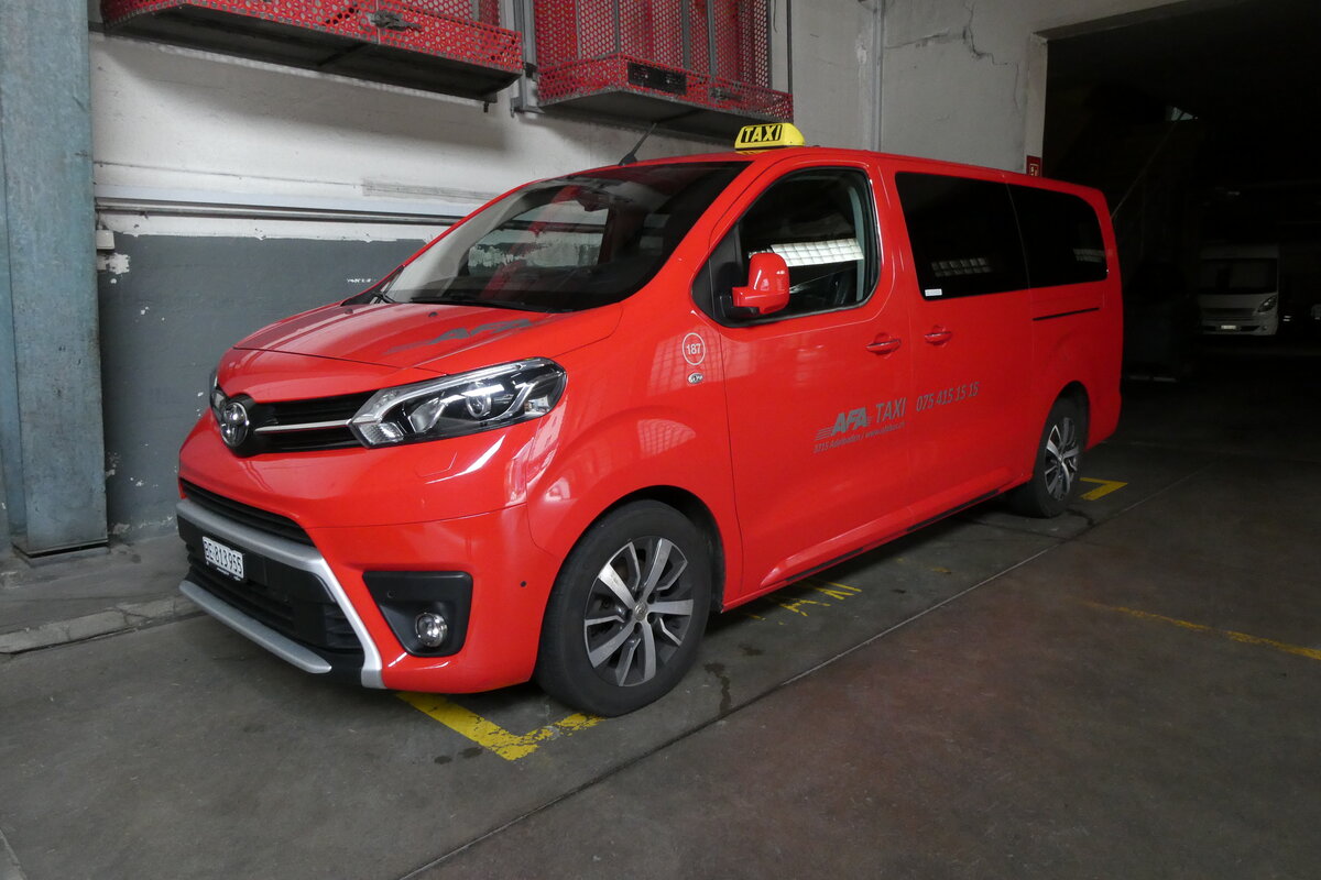 (278'143) - AFA Adelboden - Nr. 187/BE 813'955 - Toyota am 27. Juli 2025 in Adelboden, Busstation