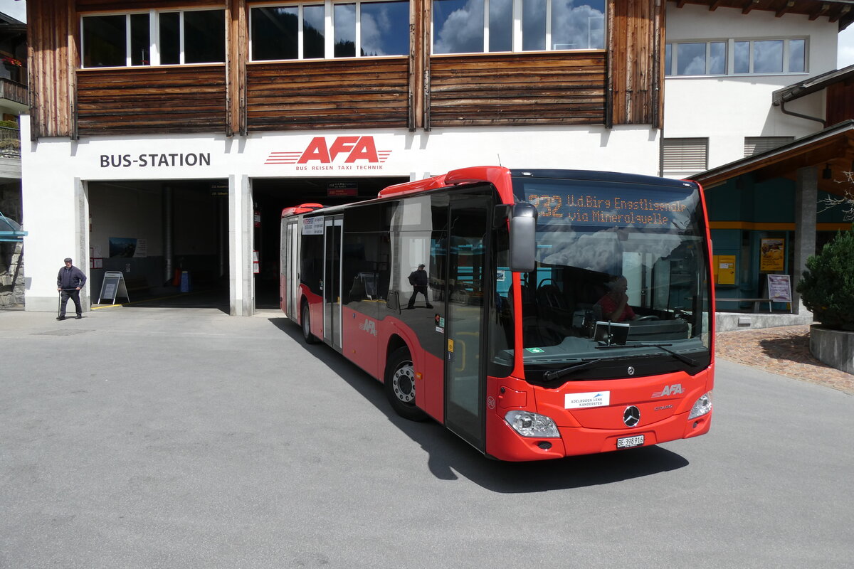 (278'223) - AFA Adelboden - Nr. 90/BE 398'916 - Mercedes am 27. Juli 2025 in Adelboden, Busstation