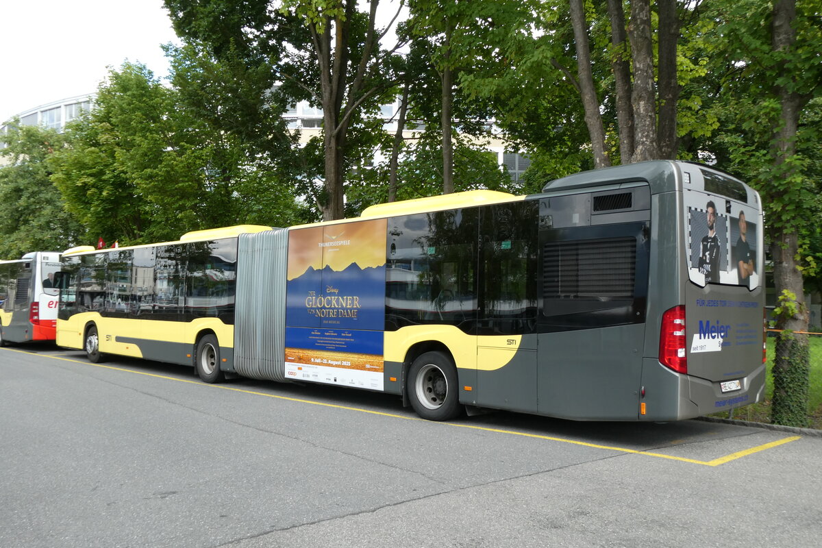 (278'257) - STI Thun - Nr. 714/BE 427'714 - Mercedes am 1. August 2025 bei der Schiffl�ndte Thun