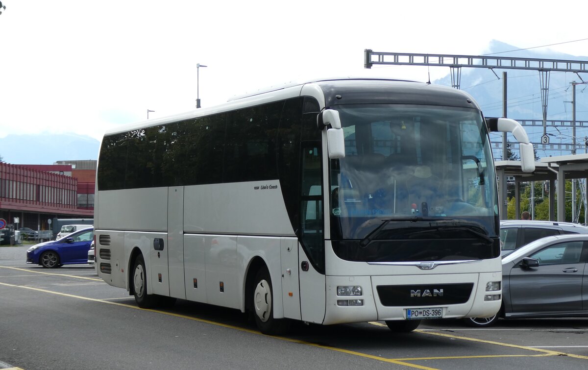 (278'258) - Aus Slowenien: ??? - PO DS-396 - MAN am 1. August 2025 in Thun, CarTerminal