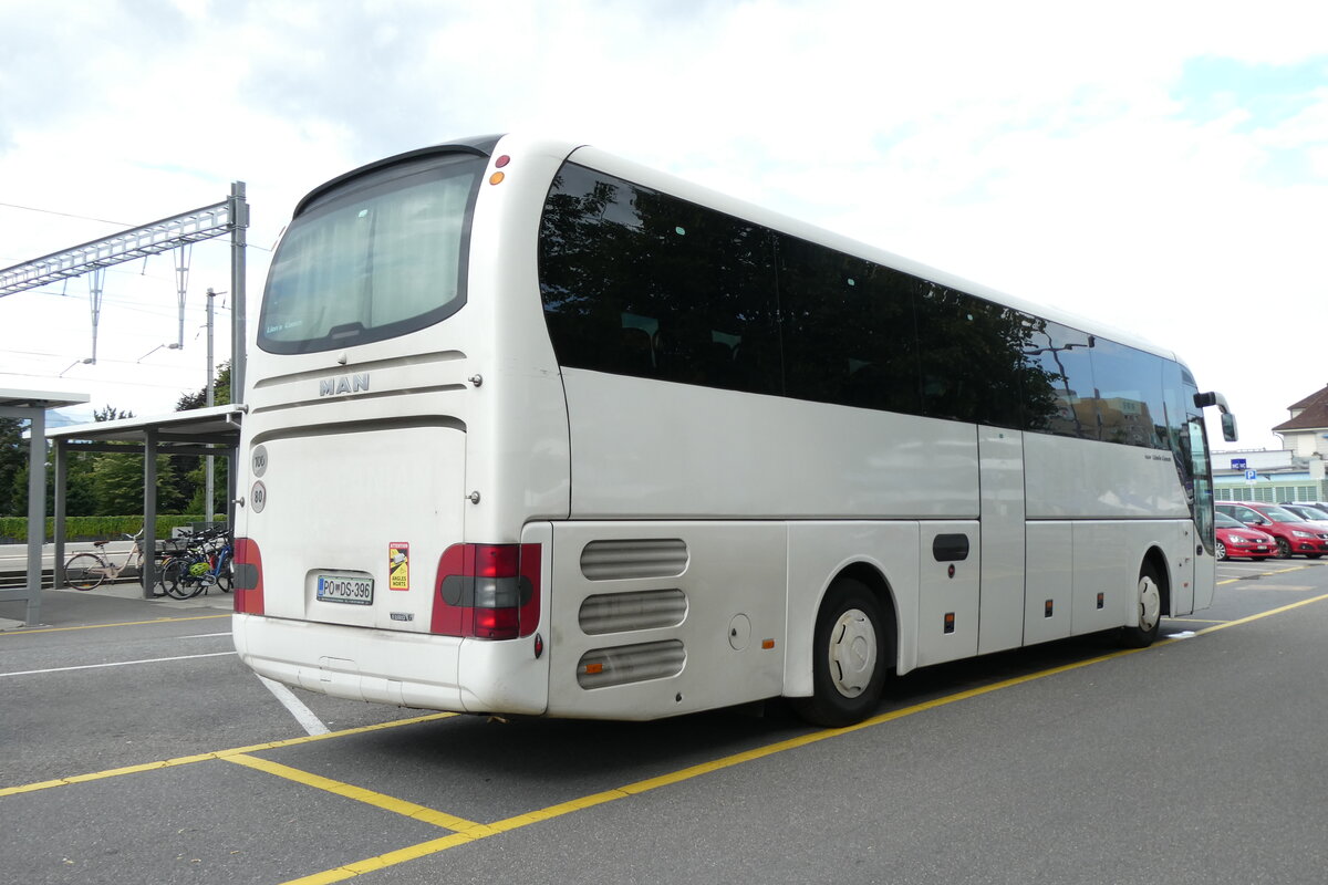 (278'259) - Aus Slowenien: ??? - PO DS-396 - MAN am 1. August 2025 in Thun, CarTerminal