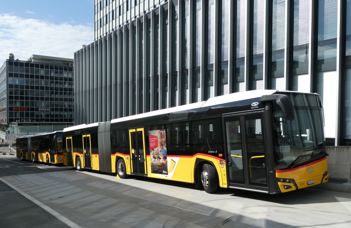 (278'261) - PostAuto Bern - Nr. 11'245/BE 546'245/PID 11'245 - Solaris am 1. August 2025 in Bern, Postautostation