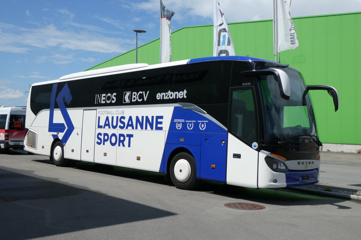 (278'392) - Thomas, Echallens - (VD 1505) - Setra am 2. August 2025 in Kerzers, Interbus