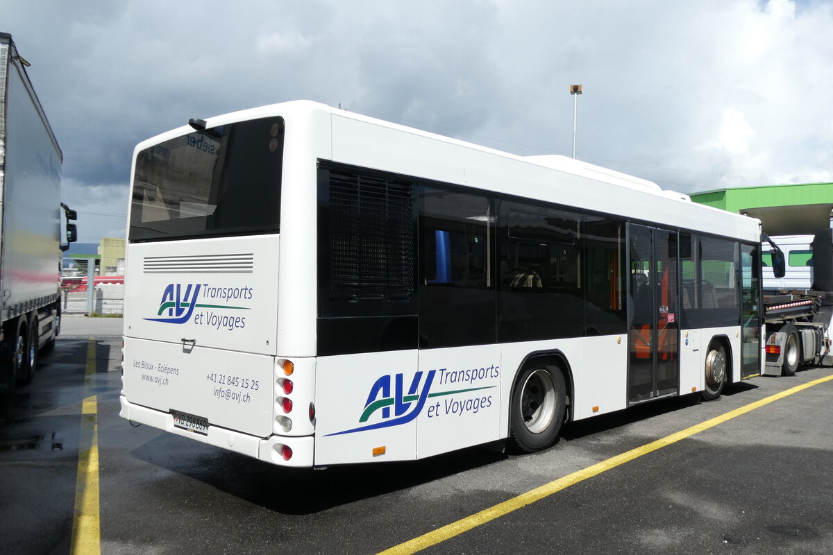 (278'397) - AVJ Les Bioux - VD 298'869 - Scania/Hess (ex AAGU Altdorf Nr. 4) am 2. August 2025 in Kerzers, Interbus