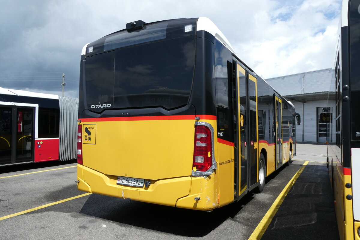 (278'402) - CarPostal Ouest - VD 604'392/PID 11'487 - Mercedes am 2. August 2025 in Kerzers, Interbus
