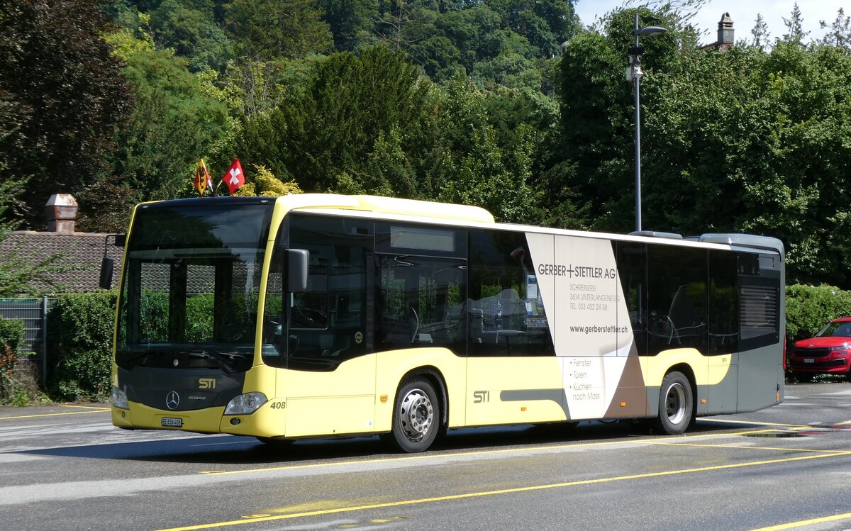 (278'414) - STI Thun - Nr. 408/BE 836'408 - Mercedes am 2. August 2025 bei der Schiffl�ndte Thun