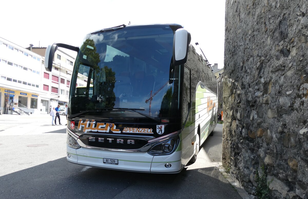 (278'429) - Hirn, Appenzell - AI 526 - Setra am 3. August 2025 in Thun, Berntorplatz