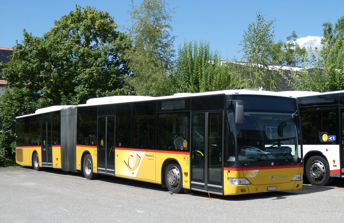 (278'473) - PostAuto Nordschweiz - AG 479'339/PID 5257 - Mercedes (ex SO 148'553) am 4. August 2025 in Laufen, Garage