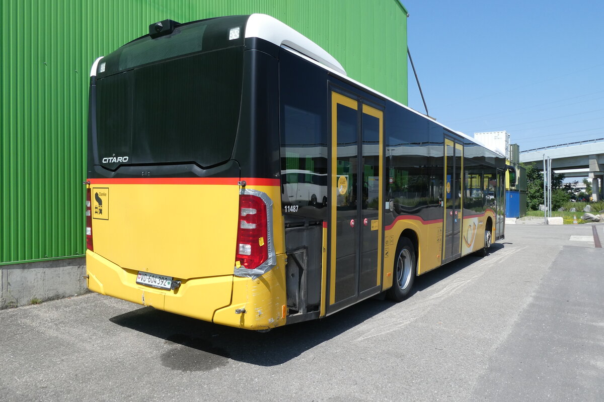 (278'760) - CarPostal Ouest - VD 604'392/PID 11'487 - Mercedes am 9. August 2025 in Kerzers, Interbus
