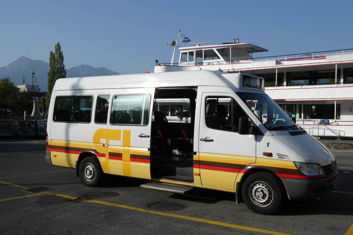 (278'843) - STI Thun - Nr. 1/BE 300'401 - Mercedes am 15. August 2025 bei der Schiffl�ndte Thun